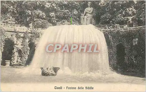 Cartes postales Tivoli Fontana delle Sibille