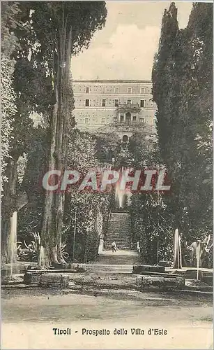 Cartes postales Tivoli Prospetto della Villa d'Este