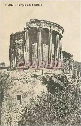 Cartes postales Tivoli Tempio della Sibilla