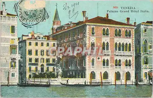 Cartes postales Venezia Palazzo Grand Hotel Italia