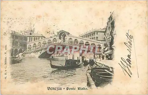 Cartes postales Venezia Ponte Rialto