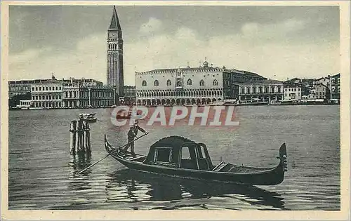 Ansichtskarte AK Venezia Panorama des Insel St Giorgio Bateau