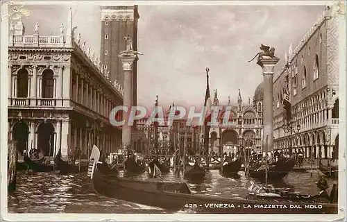 Cartes postales Venezia La Piezzetta Dal Molo Bateaux