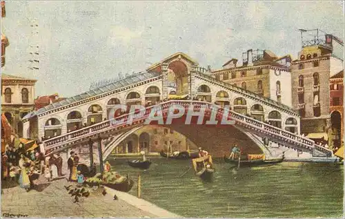 Cartes postales Venezia Pont du Rialto