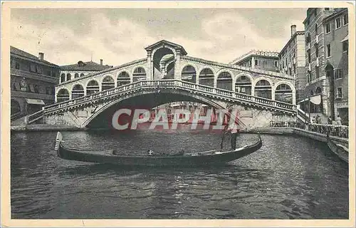 Ansichtskarte AK Venezia Le Pont de Rialto