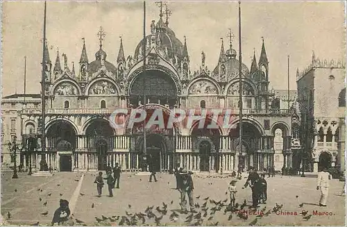 Cartes postales Venezia Chiesa Marco