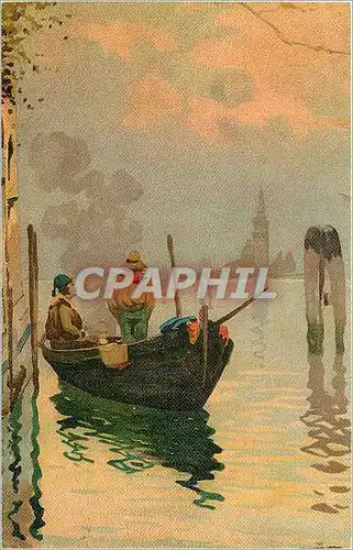 Ansichtskarte AK Bateaux Venezia