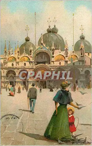 Cartes postales Venezia Femme Enfant