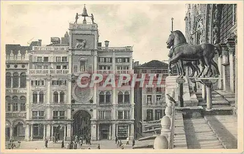 Cartes postales Venezia Les chevaux en bronze