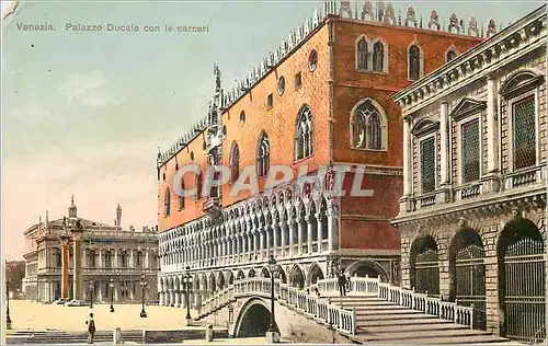Ansichtskarte AK Venezia Venezia Palazzo Ducale con le carceri