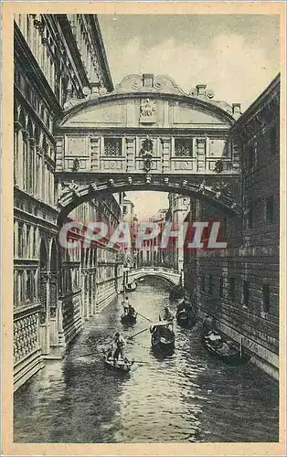 Cartes postales Venezia Pont des Soupirs Bateaux