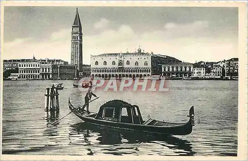 Ansichtskarte AK Venezia Panorama dall'isola S Giorgio Bateau