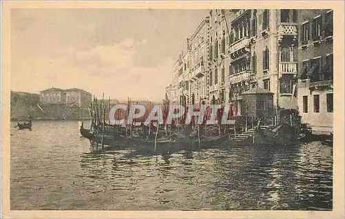 Cartes postales Venezia Canal grande Hotel Europe Bateaux