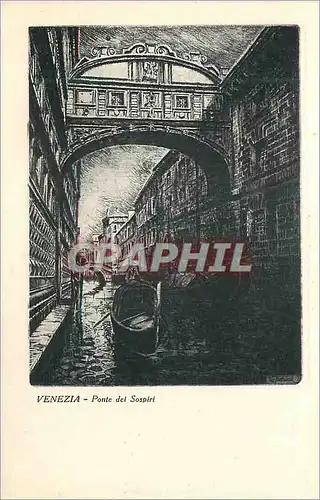 Cartes postales Venezia Pont des Soupirs