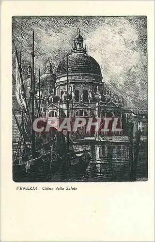 Cartes postales Venezia Eglise de la Salute