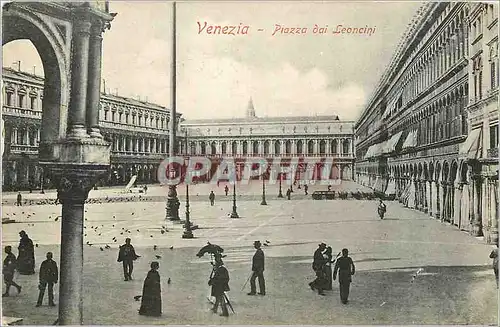 Ansichtskarte AK Venezia Piazza dai Leoncini