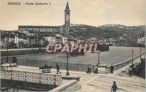 Ansichtskarte AK Verona Ponte Umberto