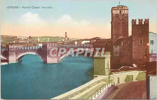 Cartes postales Verona Ponte Castel Vecchio