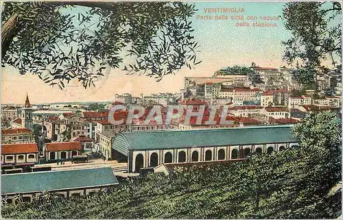 Cartes postales Ventimiglia Parta della citia con veduta