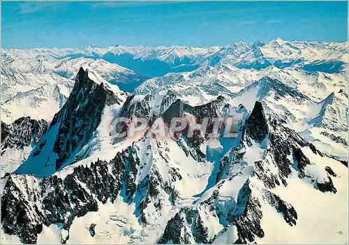 Cartes postales moderne Catena del Monte Bianco