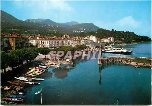Moderne Karte Lago Maggiore Verbania Intra Le port