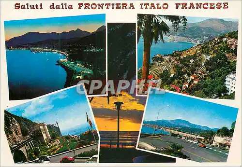 Cartes postales moderne Saluti dalla Frontiera Italo Francese