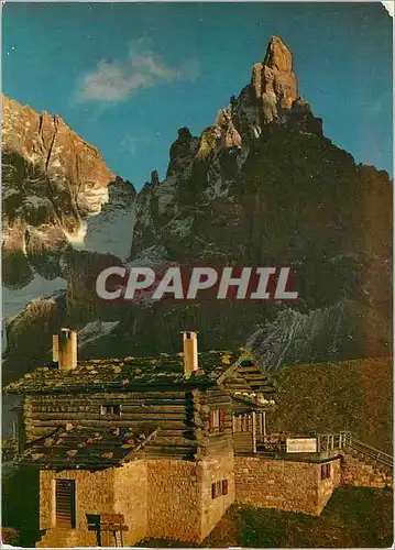 Cartes postales moderne La Baita Segantini col Cimon della Pala al tramonto