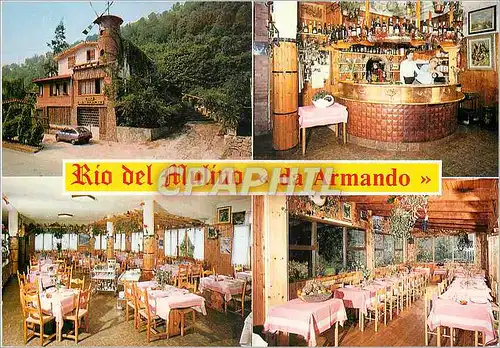 Moderne Karte Ristorante Rio del Mulino Via Rocchetta Nervina