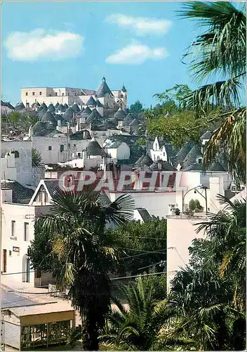 Cartes postales moderne Alberobello Panorama des Trulli vue par le Belvedere