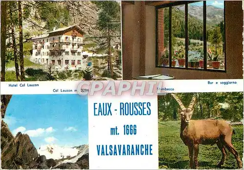 Cartes postales moderne Hotel Col Lauzon Eaux Rousses Telefone pubblico