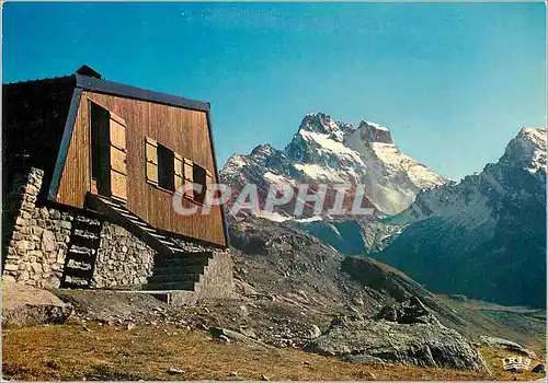 Cartes postales moderne Le Refuge Baillif-Viso et le mont Viso