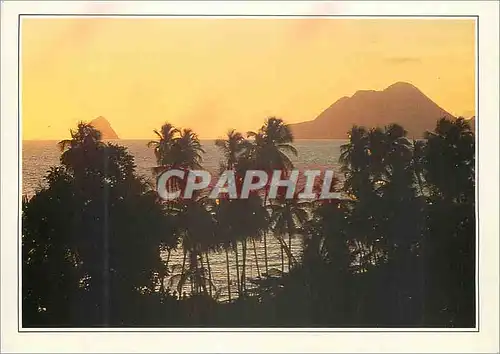 Cartes postales moderne Martinique Caraibes Le Rocher du Diamant