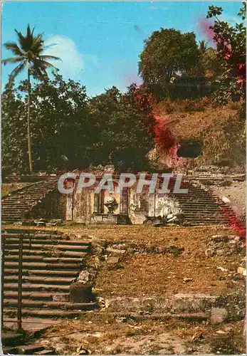 Moderne Karte Martinique Saint-Pierre Ruines du Theatre