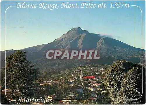 Cartes postales moderne Martinique Morne-Rouge Mont Pelee alt 1397m