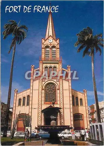 Cartes postales moderne Martinique La Cathedrale de Fort-de-France