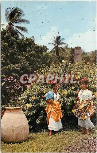Cartes postales moderne Martinique Costume creole
