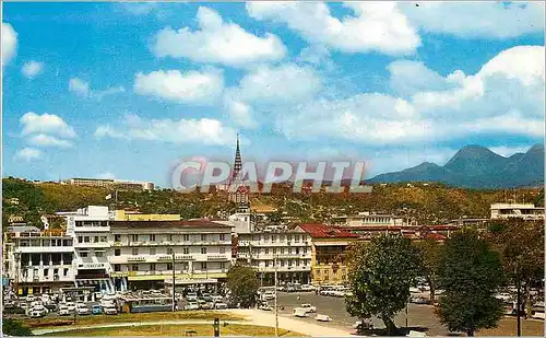 Cartes postales moderne Martinique Fort-de-France Les Hotels Gallia Europe et Malmaison