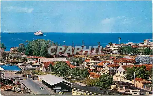 Cartes postales moderne Martinique Fort-de-France Vue sur la Savane et la Baie des Flamands