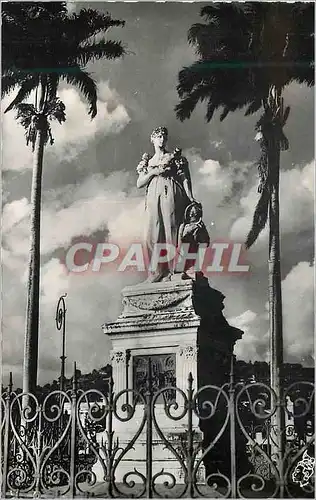 Cartes postales moderne Martinique Fort-de-France La statue de l'Imperatrice Josephine sur la savane