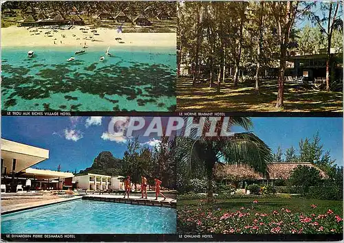 Cartes postales moderne Ile Maurice Qautre des Hotel du Mauritius Hotels Group