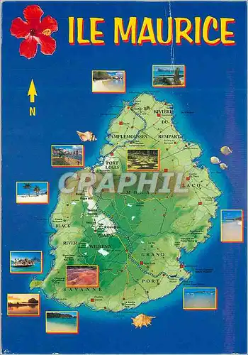 Cartes postales moderne Ile Maurice