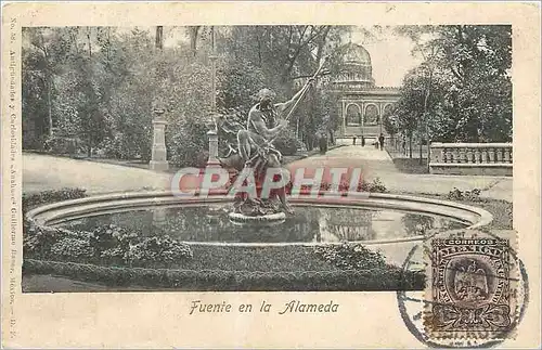 Cartes postales Mexico Fuente en la Alameda