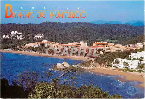 Moderne Karte Mexico Bahias de Huatulco