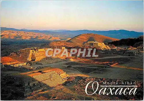 Moderne Karte Mexico Monte Alban Oaxaca