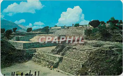 Moderne Karte Mexico The ruins of Yagul Between Oaxaca and Mitla