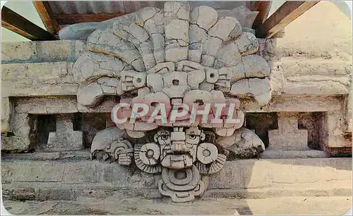 Cartes postales moderne Mexico Mask at the Lambiteyco Archeological Site