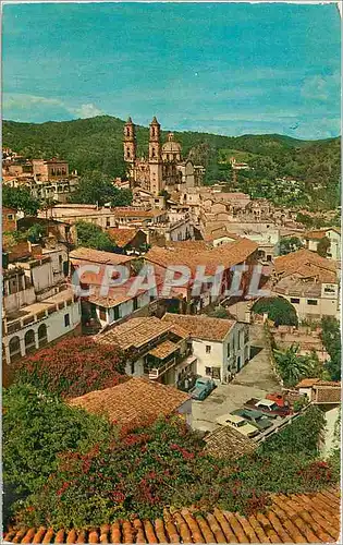 Moderne Karte Mexico Panoramic View Taxco Gro