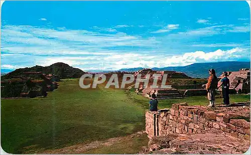 Moderne Karte Panor�mica de Monte Alban Oaxaca Mexico