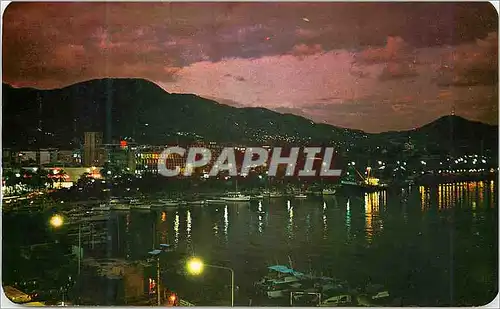 Cartes postales moderne Twilight view of part of the Center of Acapulco. Mexico