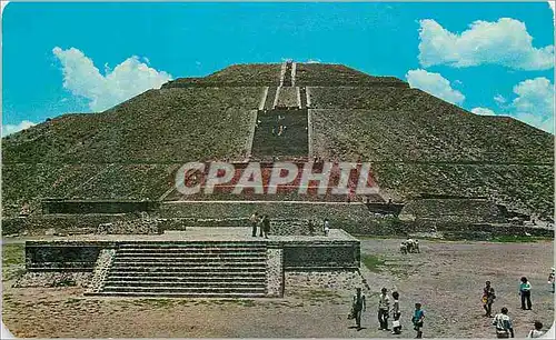 Moderne Karte The imposing ancient PYRAMID OF THE SUN